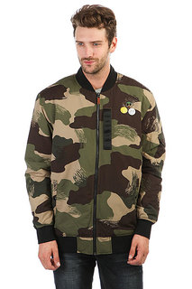 Бомбер Quiksilver Trestlesarmybom Scratch Camo Colour