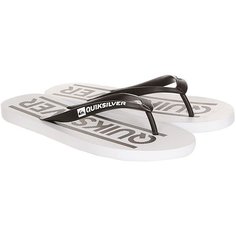 Вьетнамки Quiksilver Java Wordmark Black/White