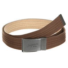 Ремень Запорожец Webbing Belt Brown/Beige