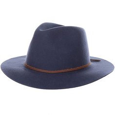 Шляпа Brixton Wesley Fedora Washed Navy