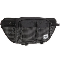 Сумка поясная Herschel Eighteen Black Grid