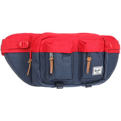 Сумка поясная Herschel Eighteen Navy/Red