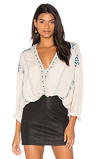 Блуза с вышивкой crescent moon - Free People