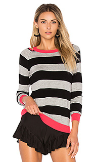 Полосатый свитер регби с вырезом - 525 america
