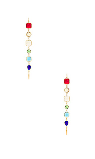 Свисающие радужные серьги - Haus Of Topper