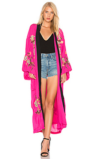Куртка-кимоно с цветочной вышивкой - Free People