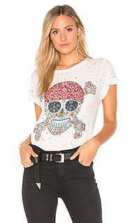 Витанжная футболка hippie skull bess - Lauren Moshi