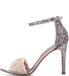 Босоножки на каблуке с мехом Aldo