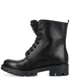 Высокие кожаные ботинки Tosca BLU