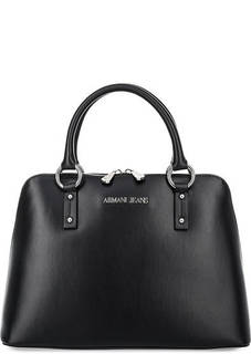 Черная сумка с короткими ручками Armani Jeans