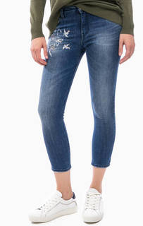 Джинсовые капри с вышивкой MET