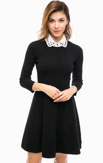 Трикотажное платье со съемным воротничком Pennyblack