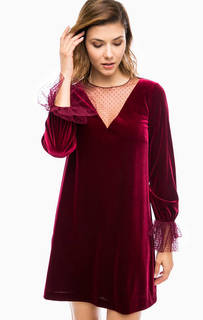 Бархатное платье свободного кроя Pennyblack