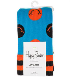 Синие носки в крупный горошек Happy Socks