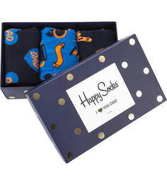 Комплект носков в подарочной коробке Happy Socks