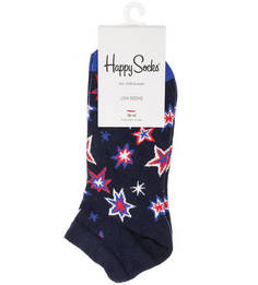 Короткие синие носки Happy Socks