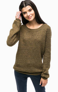 Трикотажный свитер цвета хаки Ichi