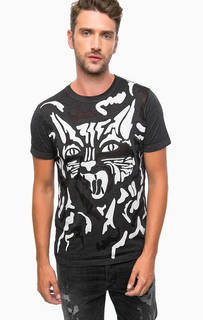 Трикотажная футболка с круглым вырезом Diesel