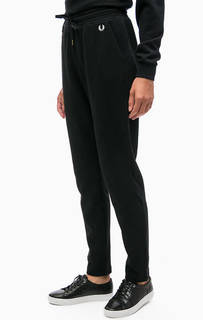 Черные трикотажные брюки с карманами Fred Perry