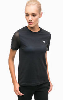 Сетчатая футболка с хлопковой подкладкой Fred Perry