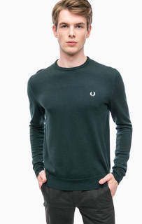 Шерстяной джемпер с круглым вырезом Fred Perry