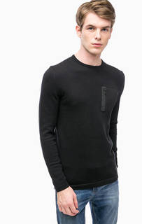 Хлопковый джемпер с карманом Tom Tailor Denim