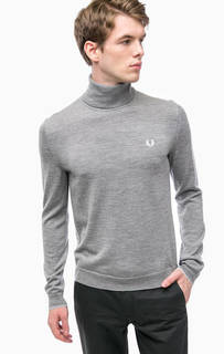 Серая шерстяная водолазка Fred Perry