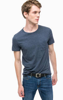 Однотонная футболка с карманом Tom Tailor Denim