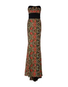 Длинное платье Marchesa