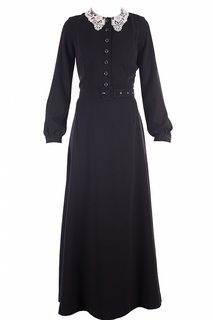 Строгое платье с воротником VIA TORRIANI 88