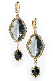 Серьги "Дымчатый кварц " Beatrici Lux