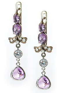 Серьги "Аметист " Beatrici Lux