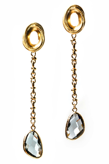 Серьги "Дымчатый кварц" Beatrici Lux