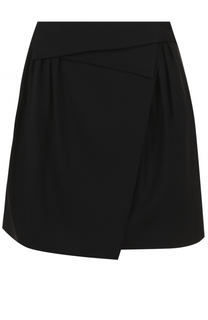 Мини-юбка с защипами и карманами Nina Ricci