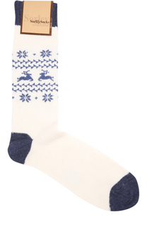 Носки с контрастной отделкой и принтом Sorley Socks