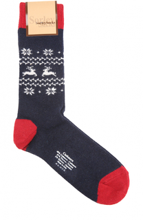Носки с контрастной отделкой и принтом Sorley Socks