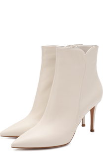 Кожаные ботильоны Levi на шпильке Gianvito Rossi