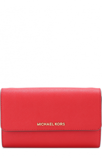 Клатч Jet Set Travel из сафьяновой кожи MICHAEL Michael Kors