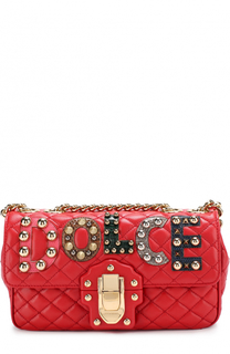 Сумка Lucia с декоративной отделкой Dolce &amp; Gabbana