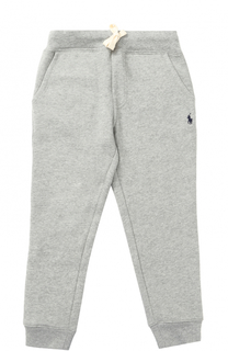 Спортивные брюки из хлопка и полиэстера на кулиске Polo Ralph Lauren
