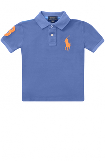 Хлопковое поло с нашивкой Polo Ralph Lauren