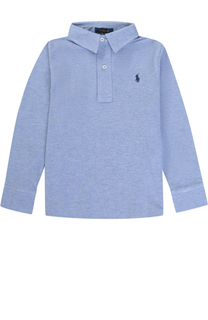 Хлопковое поло с длинными рукавами Polo Ralph Lauren