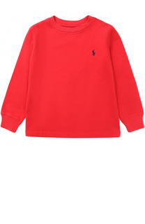 Хлопковый свитшот с логотипом бренда Polo Ralph Lauren