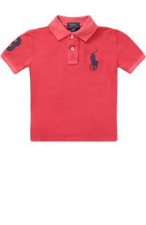 Хлопковое поло с нашивкой Polo Ralph Lauren