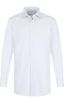 Хлопковая сорочка с воротником кент Brioni