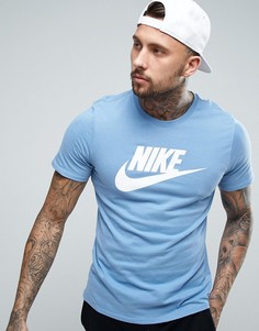 Голубая футболка с логотипом Nike Futura 696707-436 - Синий