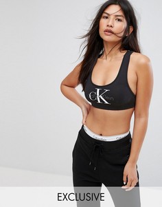 Бюстье в стиле ретро Calvin Klein эксклюзивно для ASOS - Черный