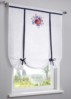 Римская штора Патти (1 шт.) (белый/синий) Bonprix