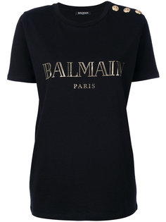 футболка с логотипом  Balmain