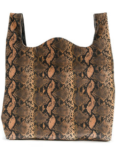 snakeskin effect tote Mm6 Maison Margiela